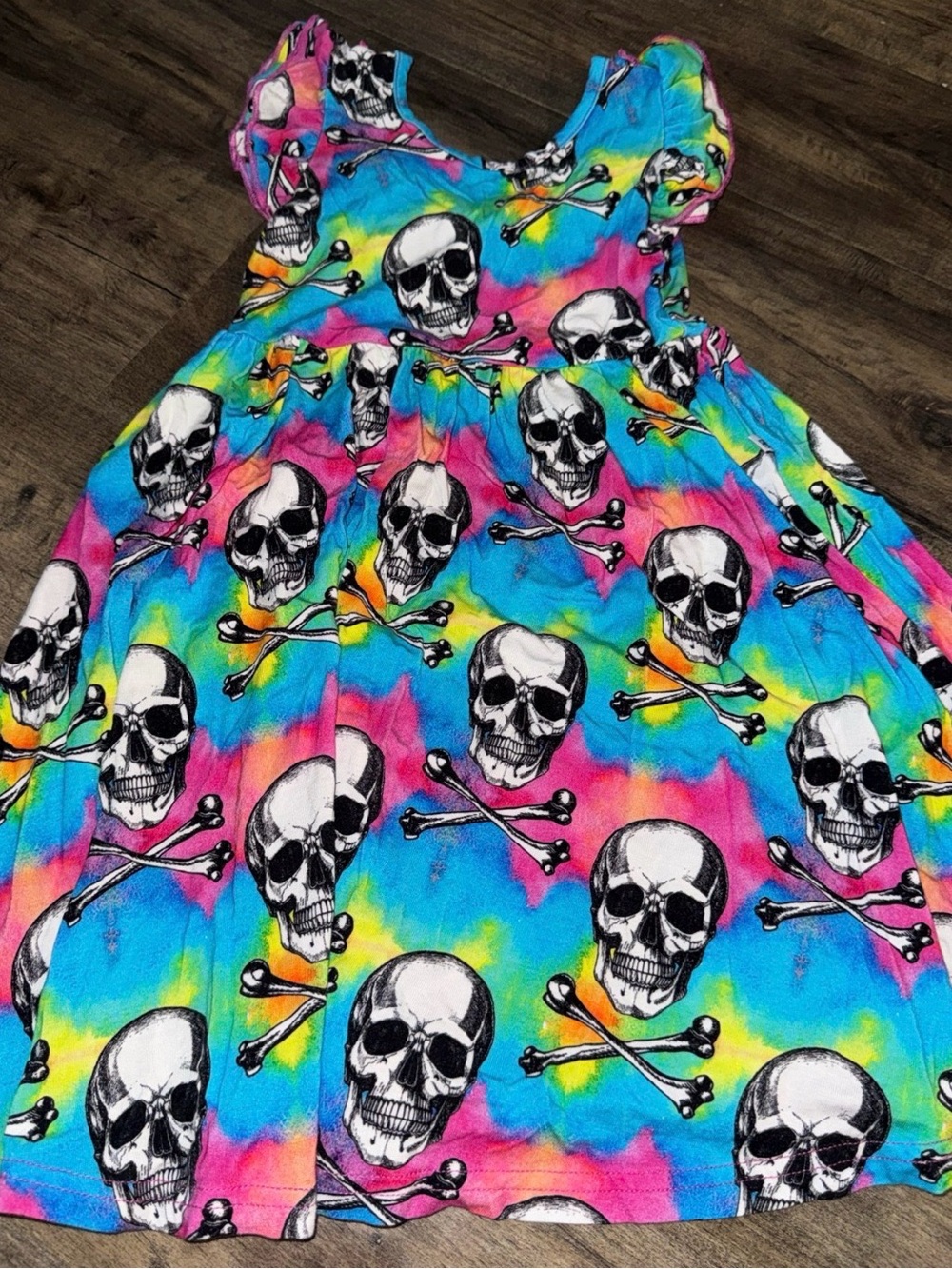 Bums & Roses x Beetlejuice Movie Collab 2 Pc Set Shirt & Striped Pants 2T